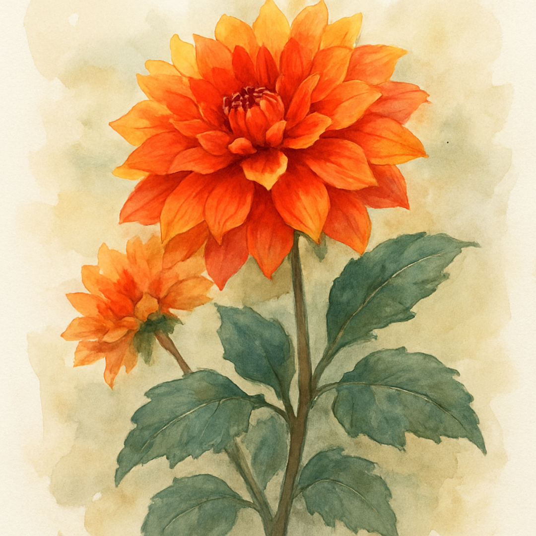 Dahlia Autumn Sunset