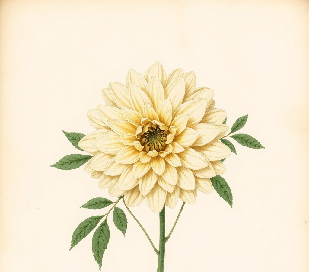 Dahlia Bishop of Dover (paeony)