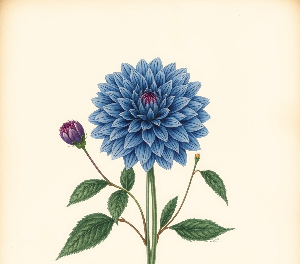 Dahlia Blue Wish