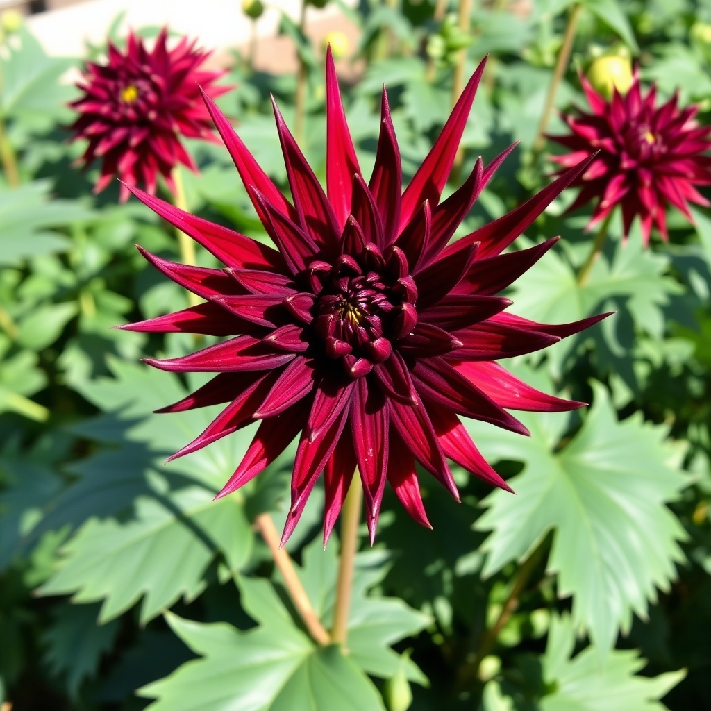 Dahlia Cactus ‘Nuit d’ete’
