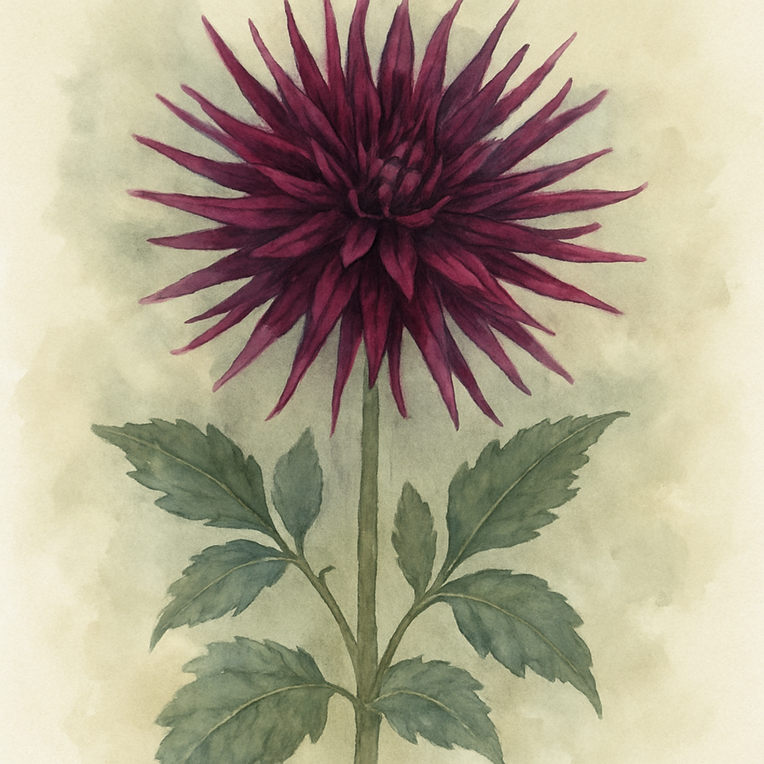 Dahlia Cactus ‘Nuit d’ete’