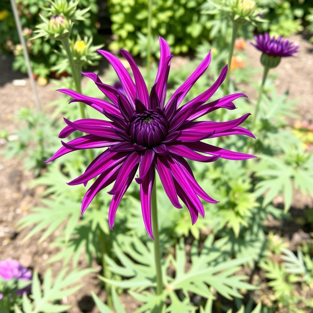 Dahlia Cactus ‘Purple Gem’