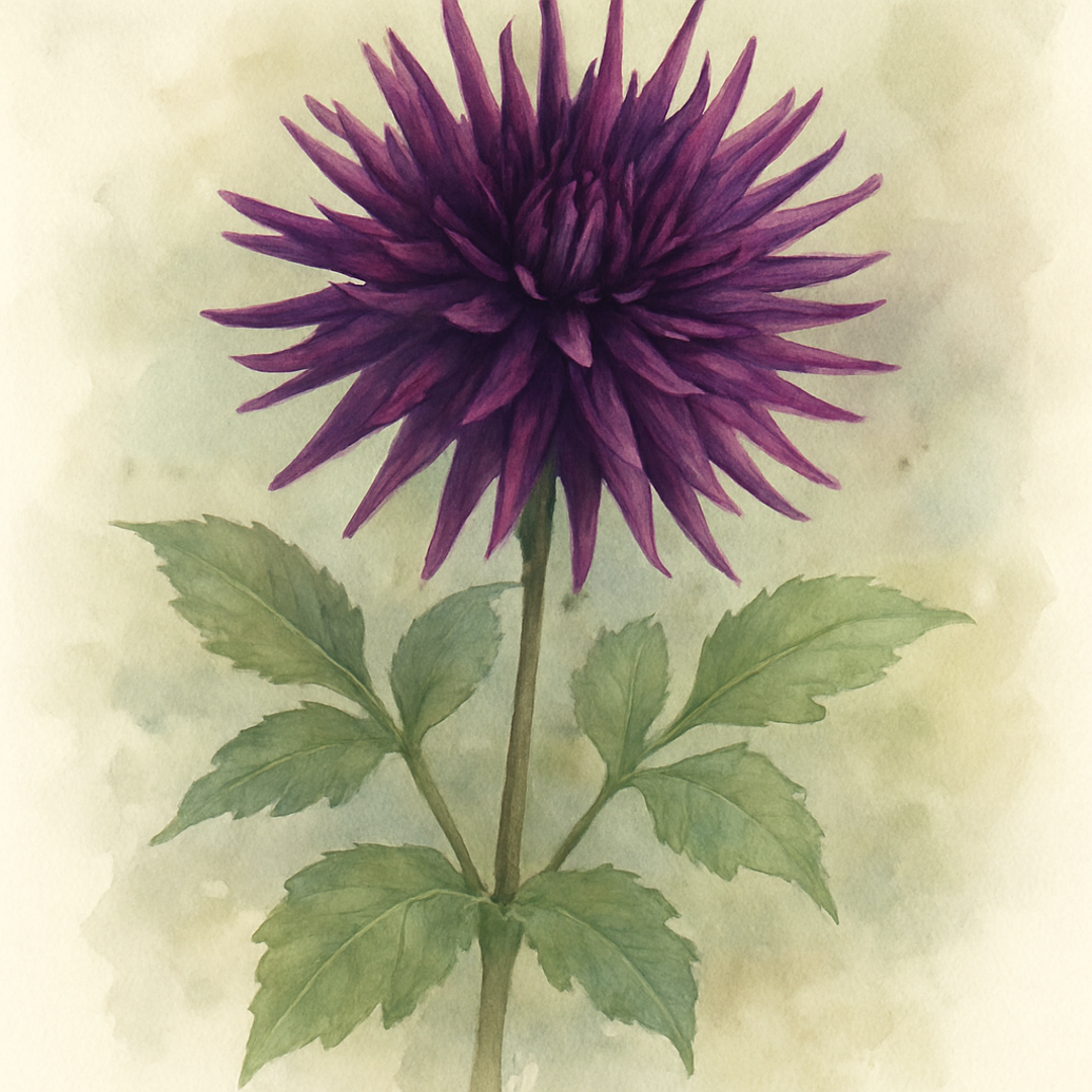 Dahlia Cactus ‘Purple Gem’