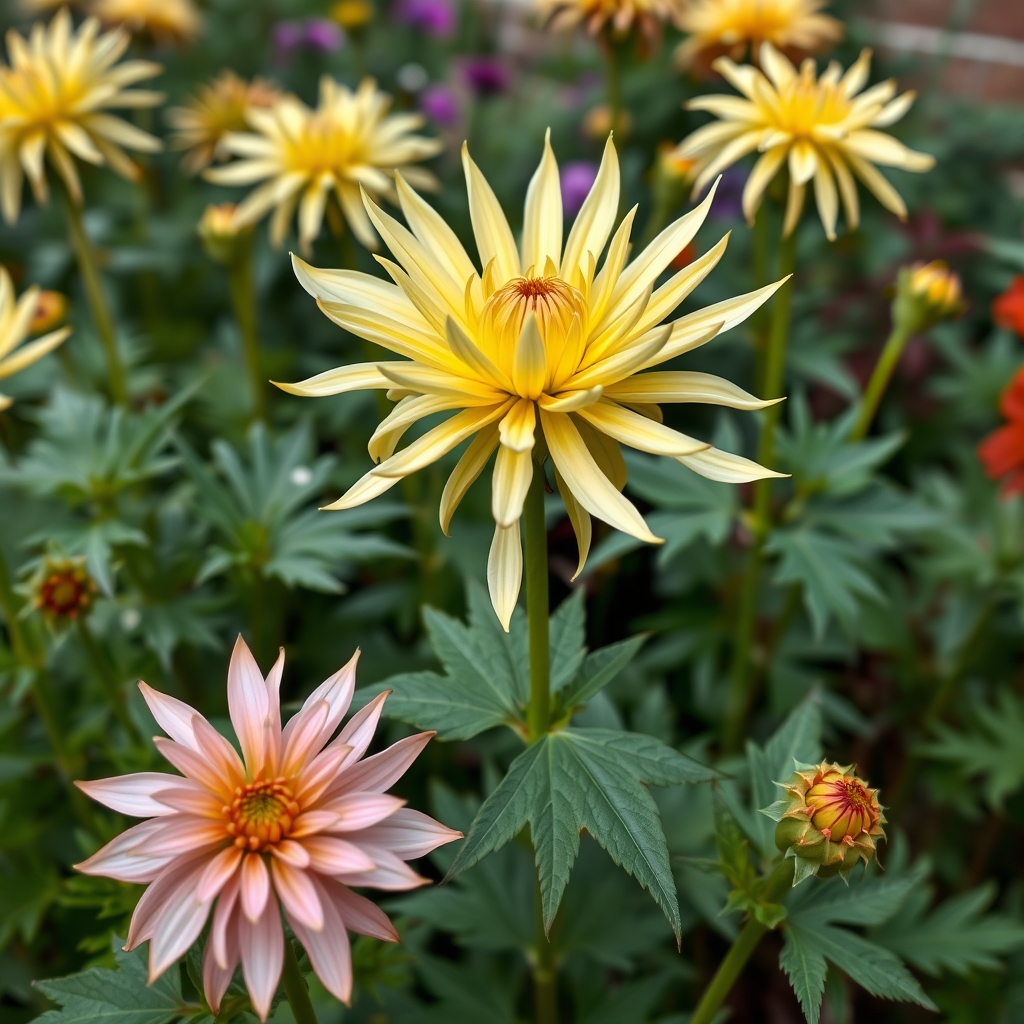 Dahlia Cactus ‘Shooting Star’