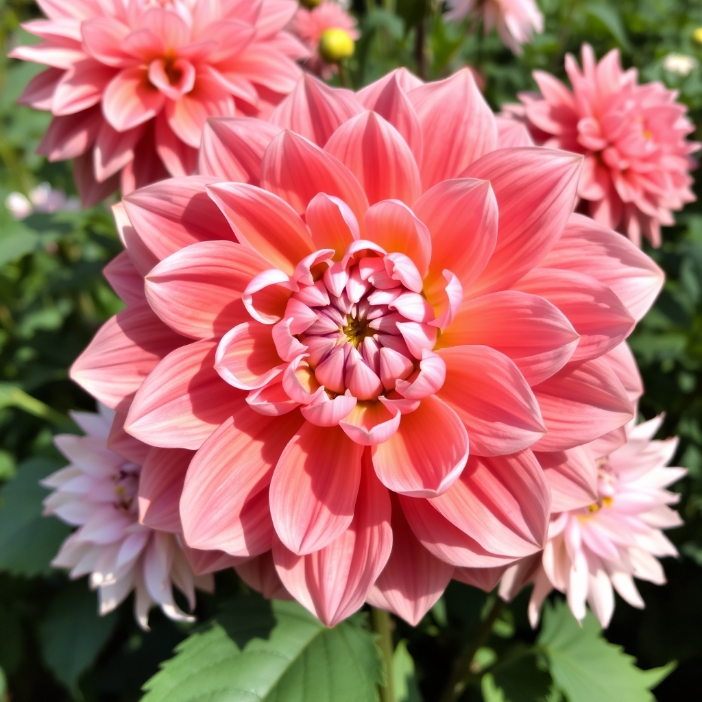 Dahlia Cafe au Lait Rose