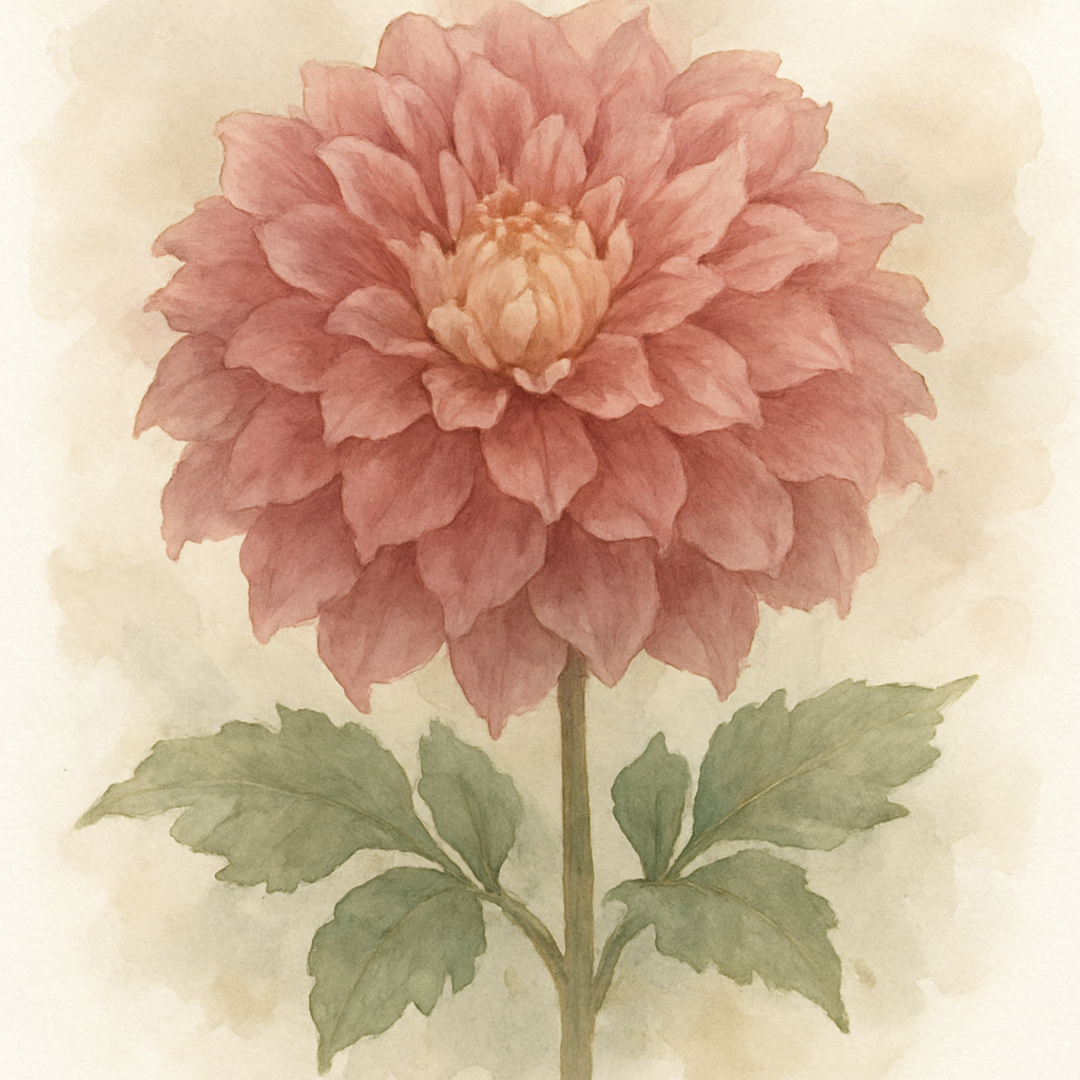 Dahlia Cafe au Lait Rose