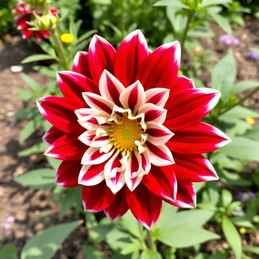 Dahlia Collaretta ‘Ace of Hearts’