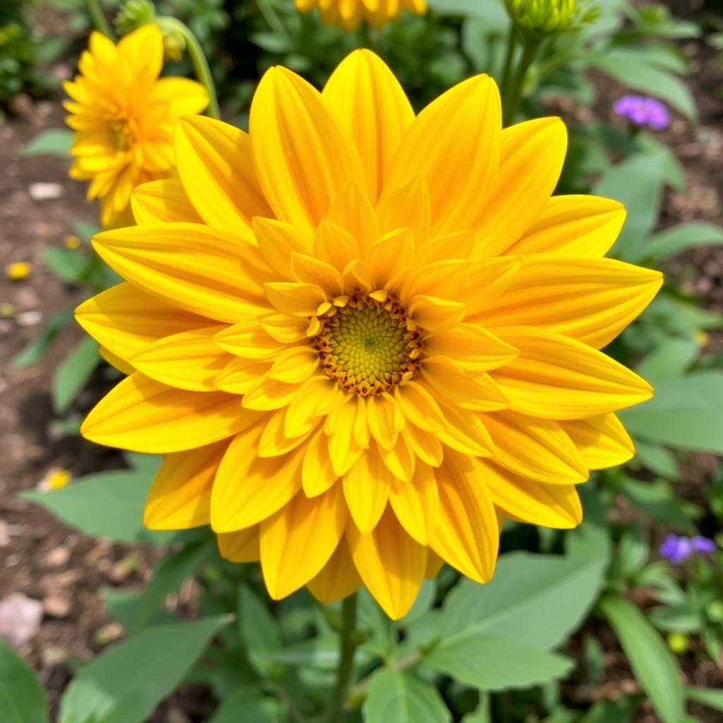 Dahlia Collaretta ‘Alstergruss’