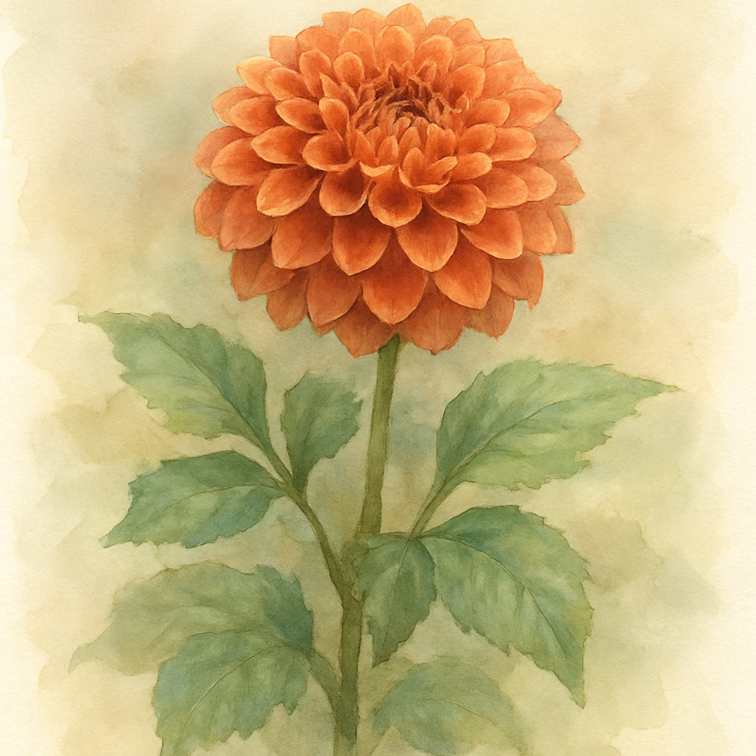 Dahlia Cornel Bronze