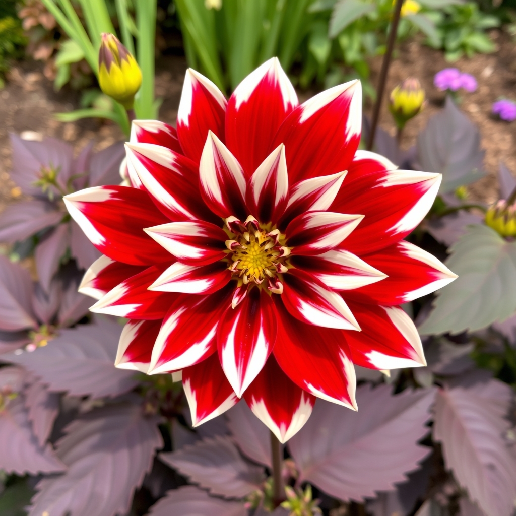 Dahlia 'Dahlegria Bicolore'