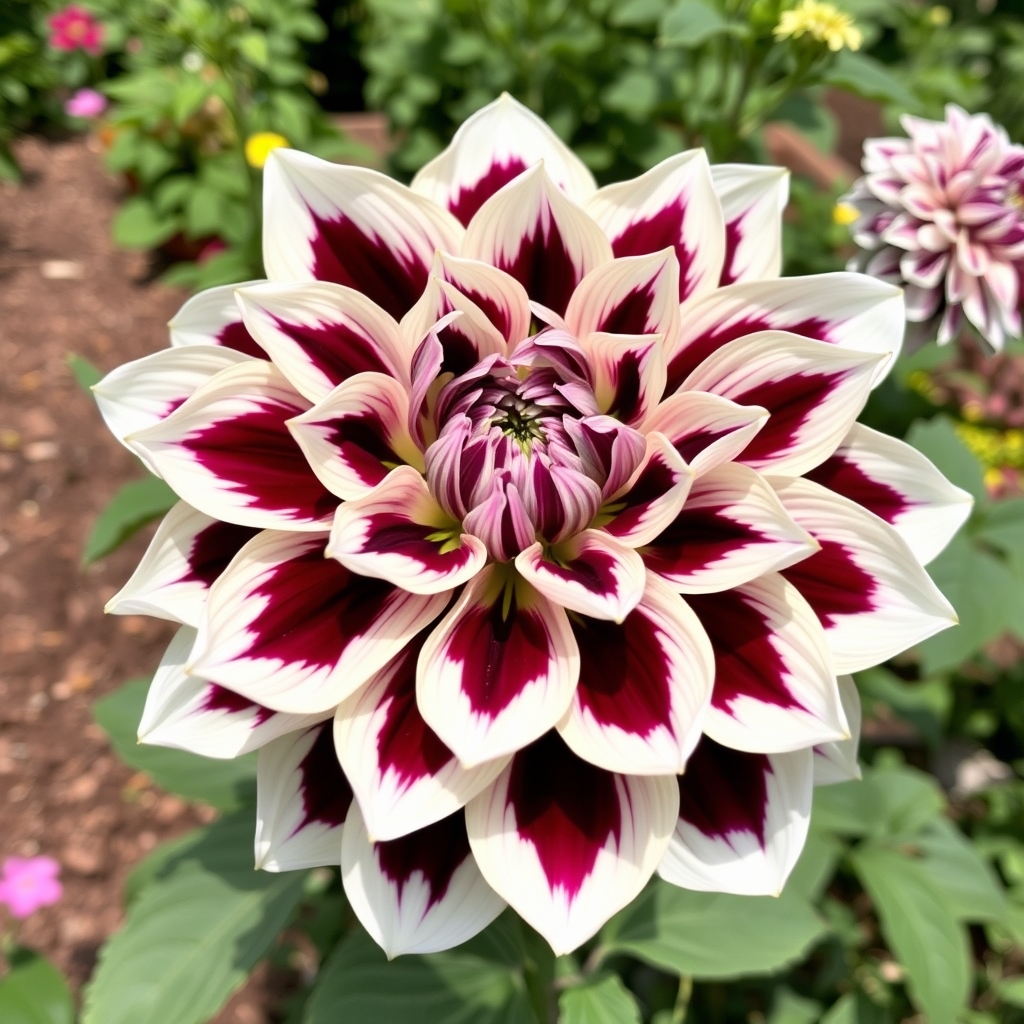 Dahlia Decorative ‘Creme de Cassis’