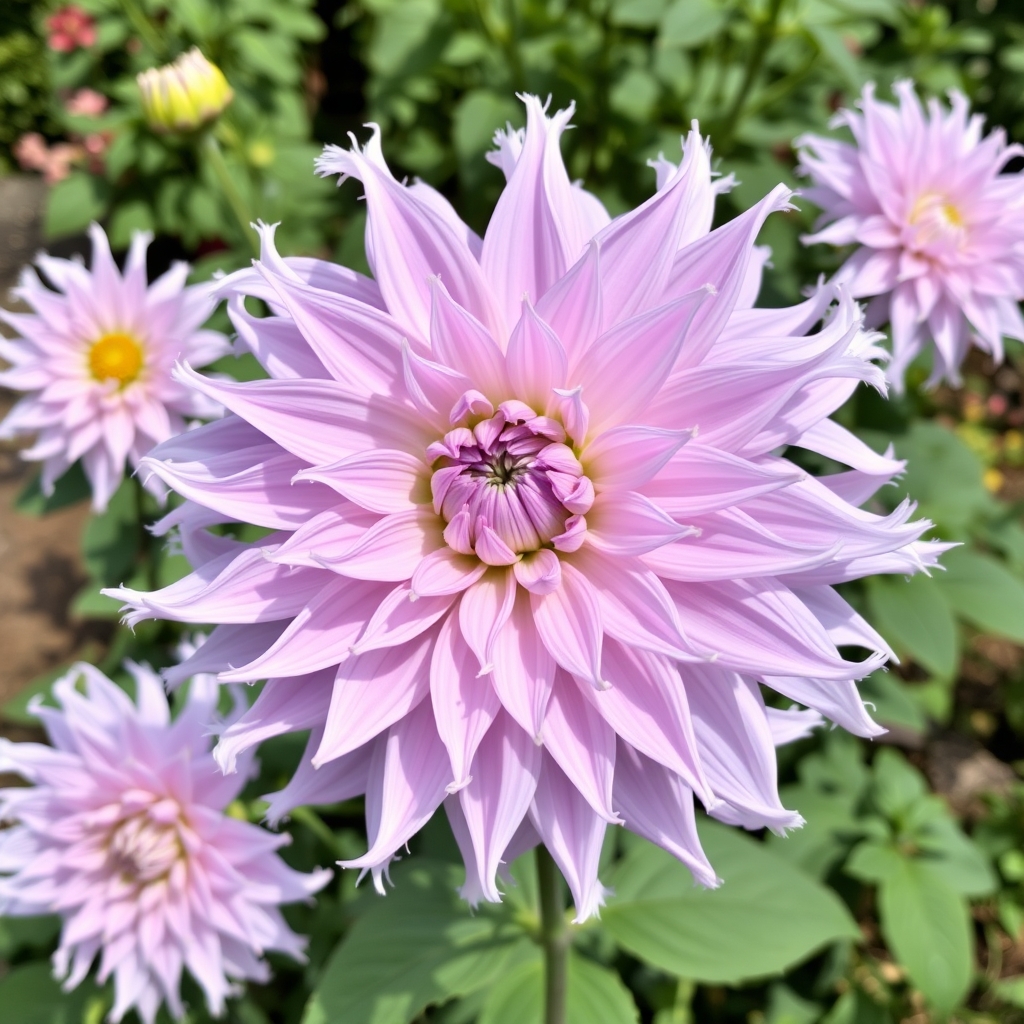 Dahlia Fimbriata ‘Myrtle’s Folly’