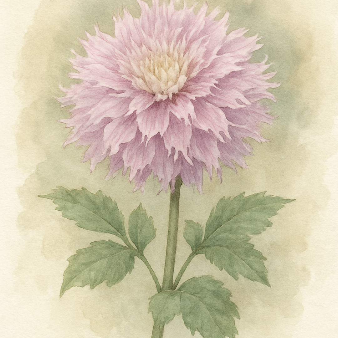 Dahlia Fimbriata ‘Myrtle’s Folly’