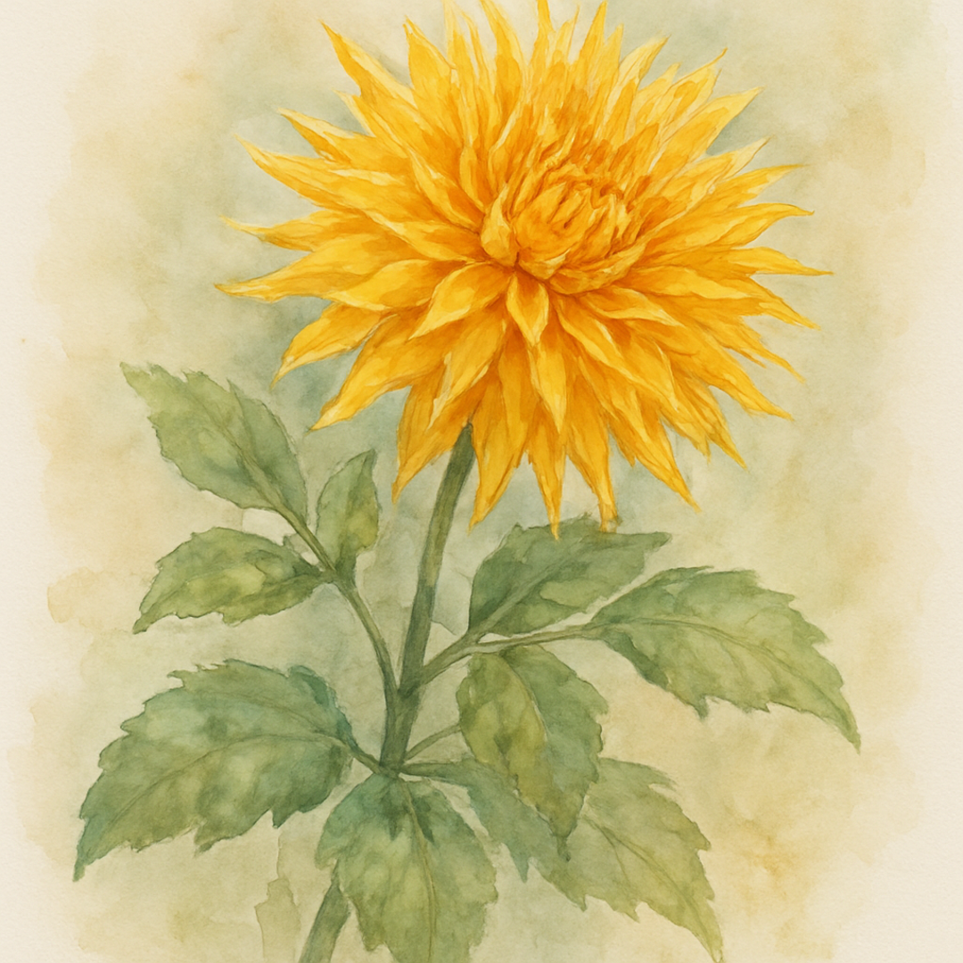 Dahlia 'Gold Crown'