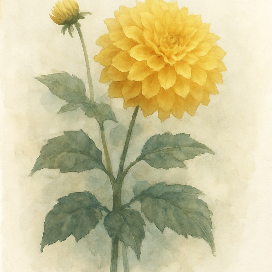 Dahlia 'Golden Scepture'