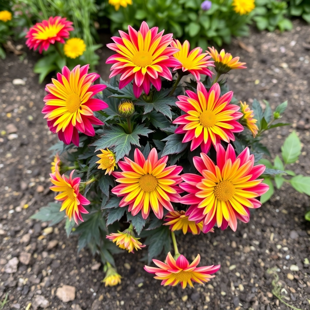 Dahlia Happy Days Halo Basket Plants