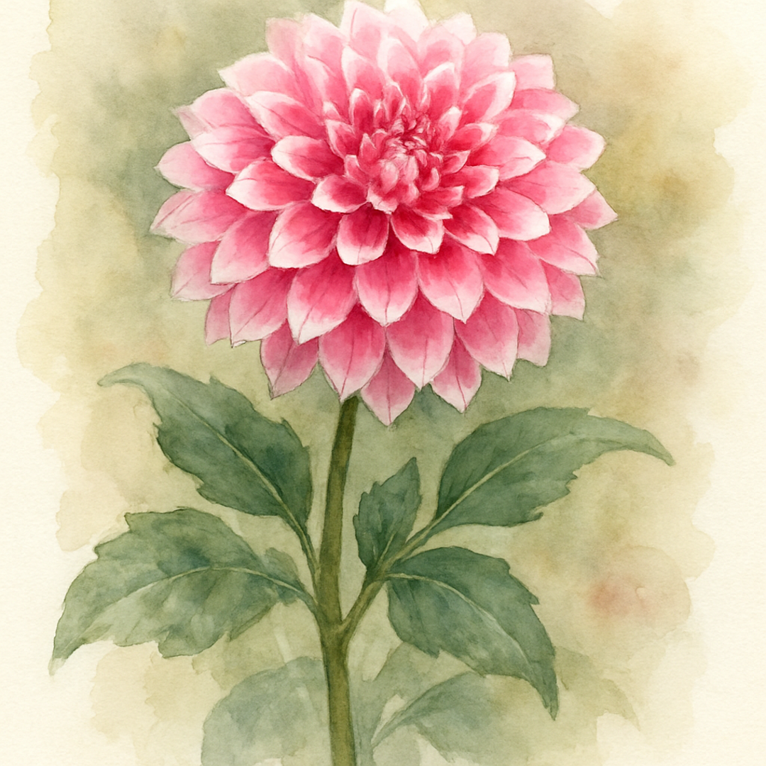 Dahlia 'Happy Days Halo'