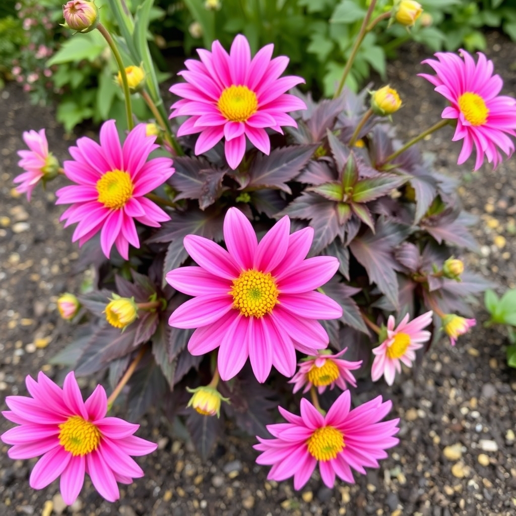 Dahlia Happy Days Pink Basket Plants