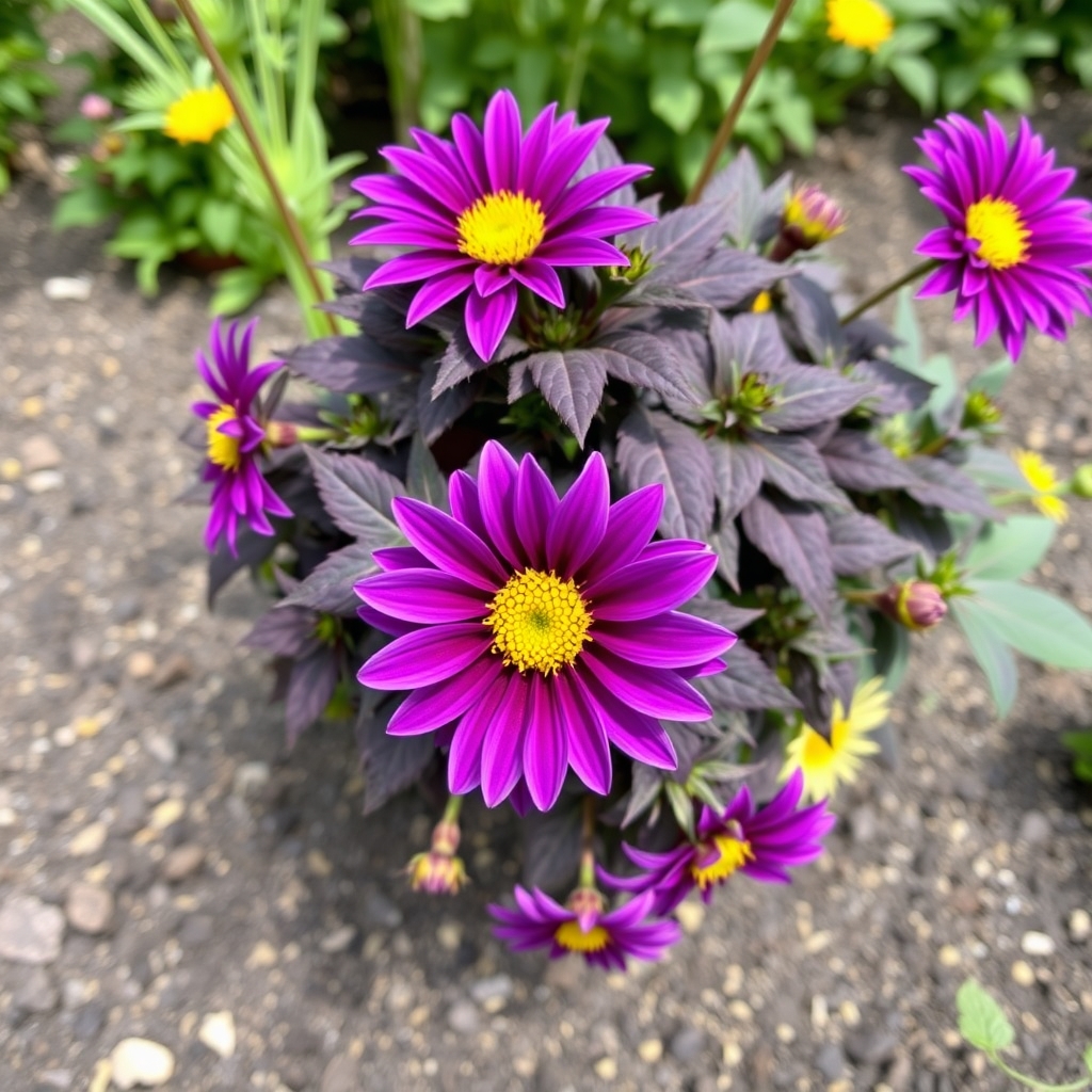 Dahlia Happy Days Purple Basket Plants