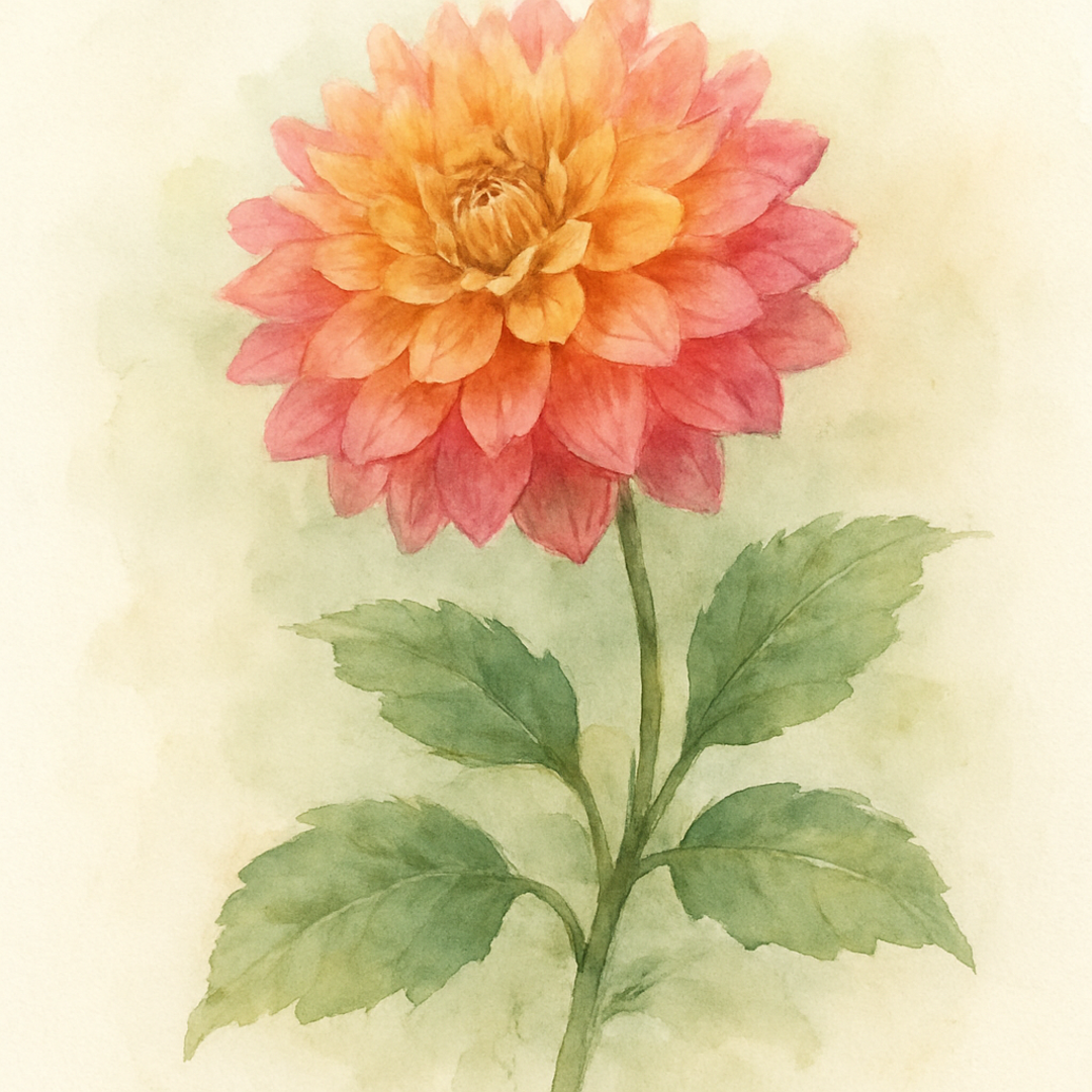 Dahlia 'Hawaiian Sunrise'