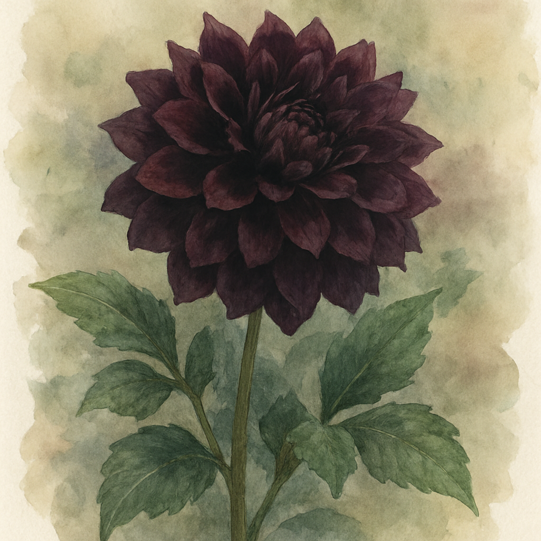 Dahlia Hollyhill Dark Beauty
