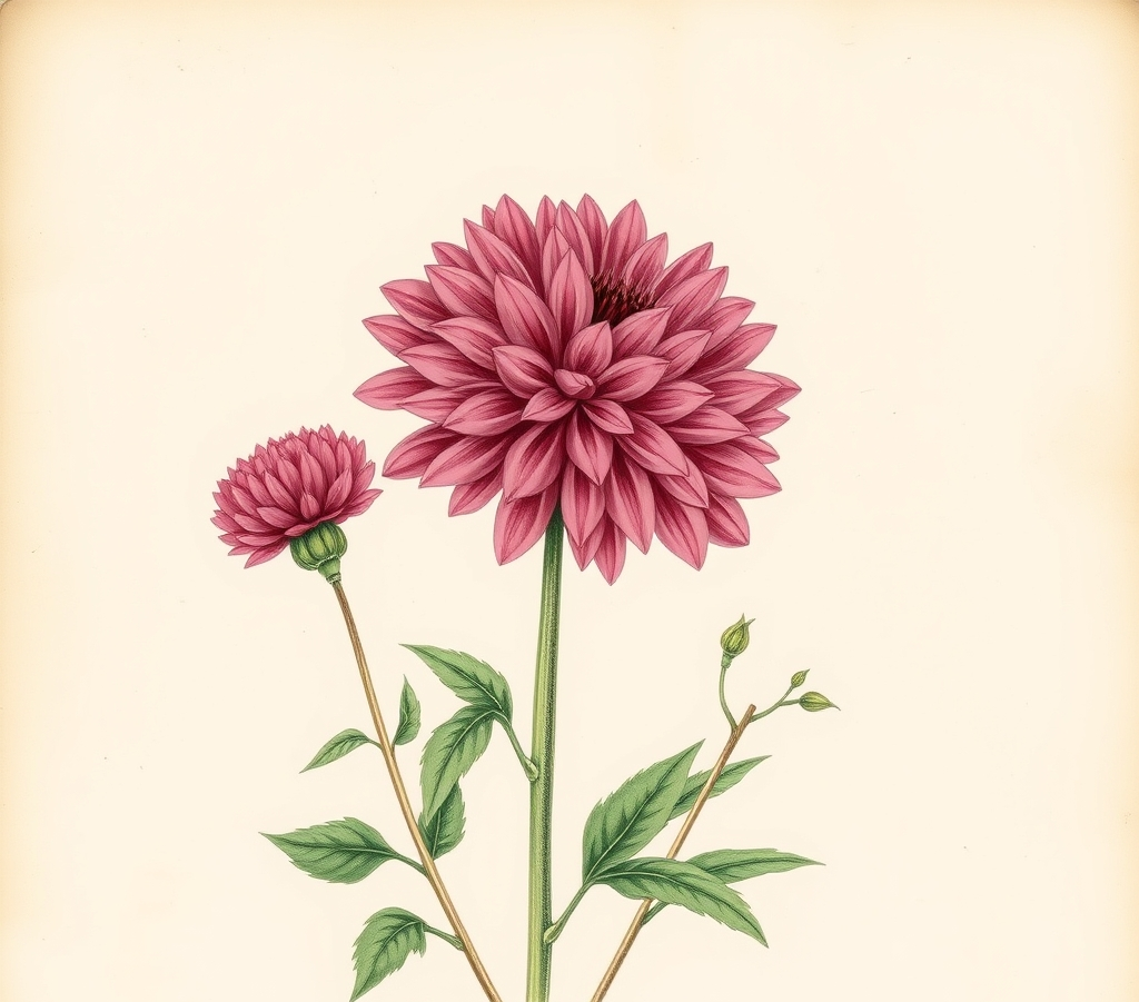 Dahlia Magenta Festival