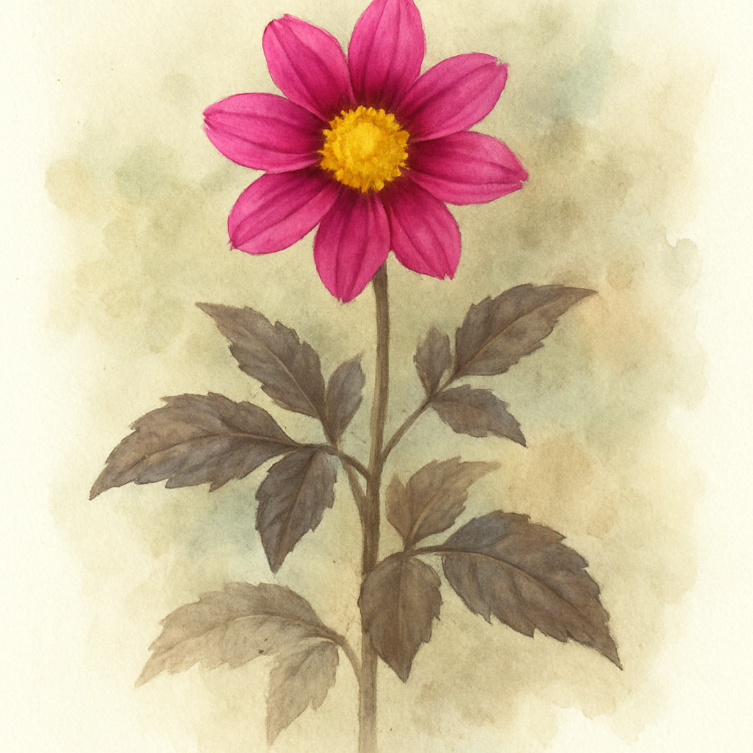 Dahlia Magenta Star