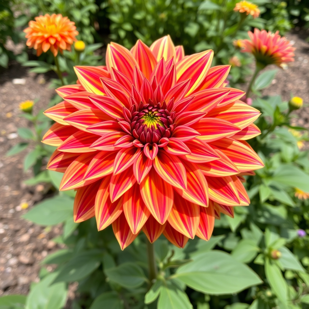 Dahlia 'Mardi Gras'