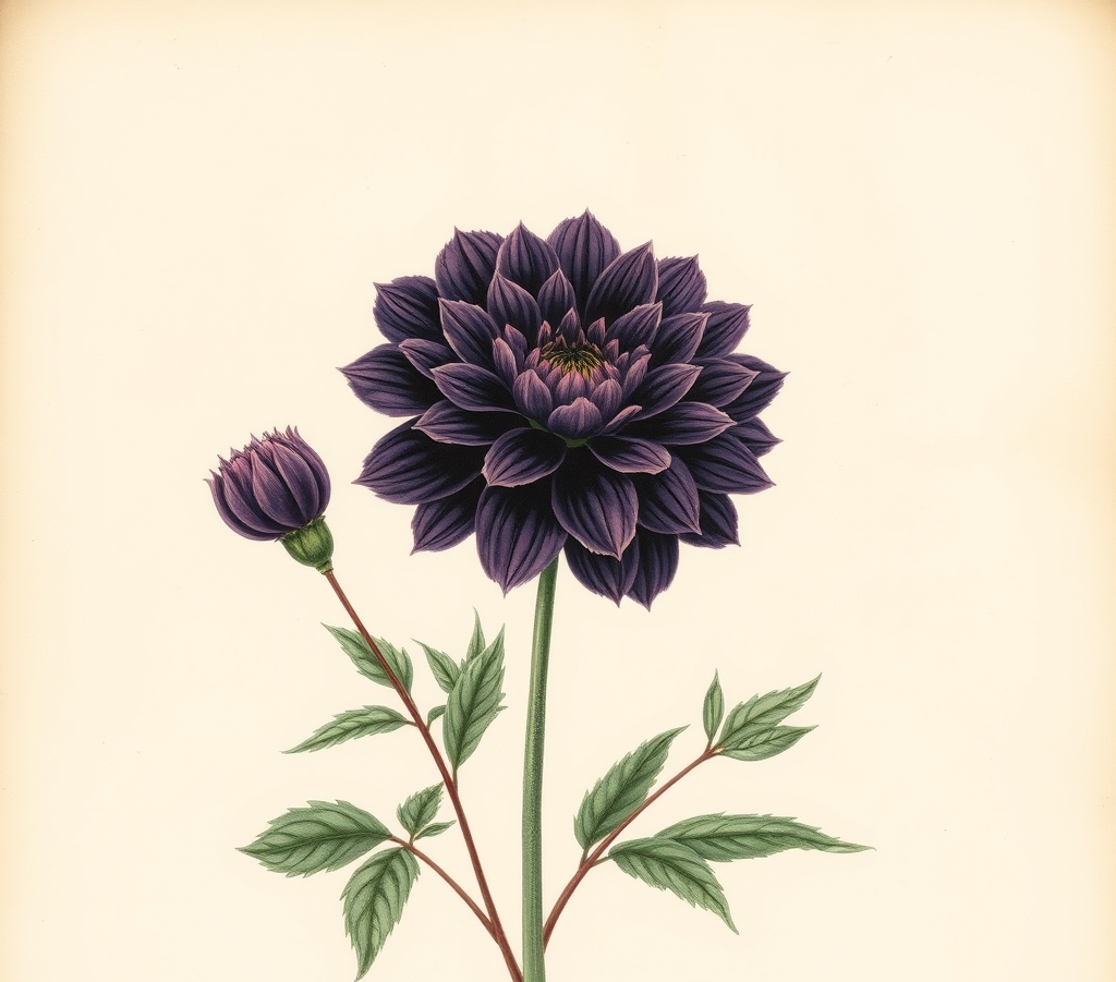 Dahlia Night Butterfly