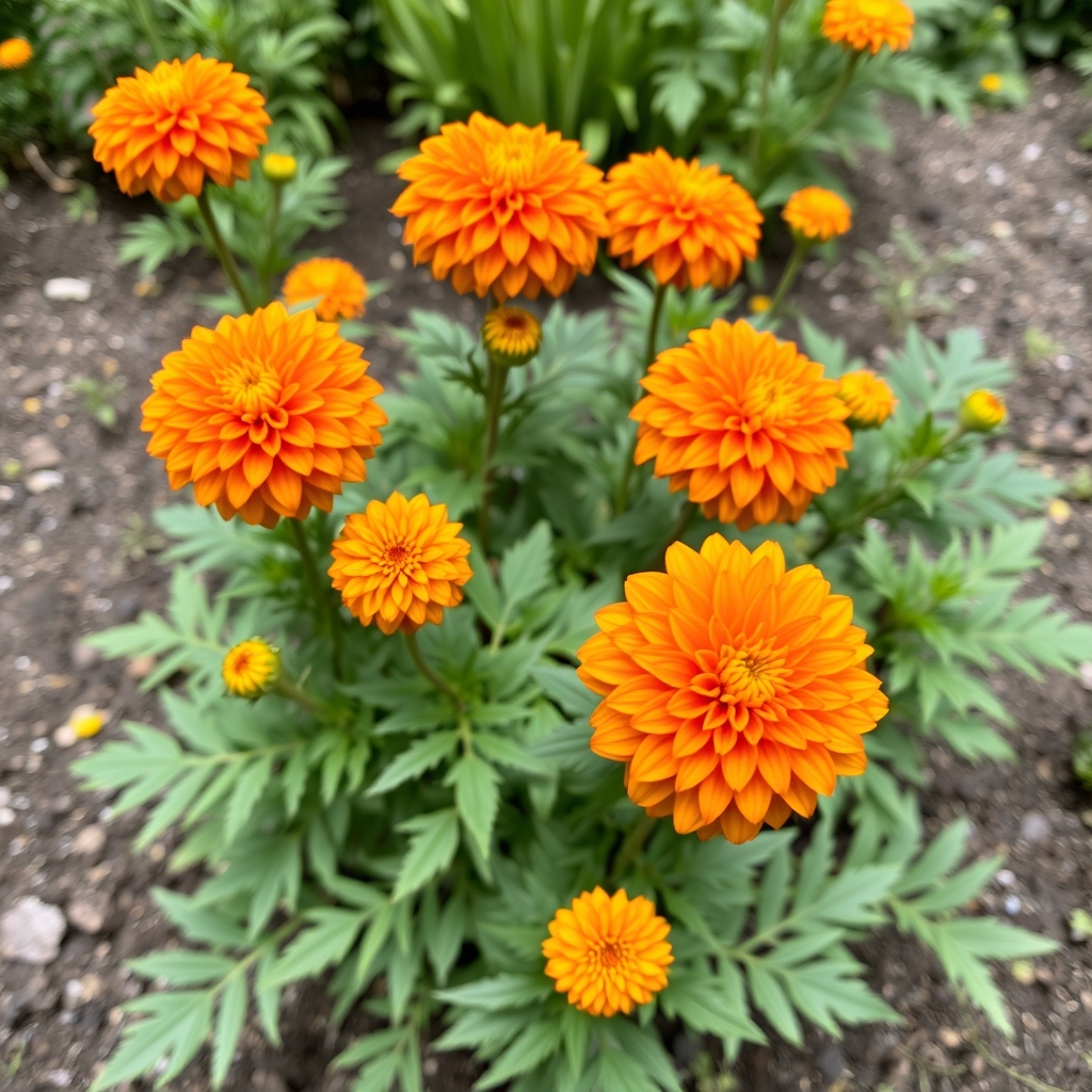 Dahlia Orange Nugget Bulbs
