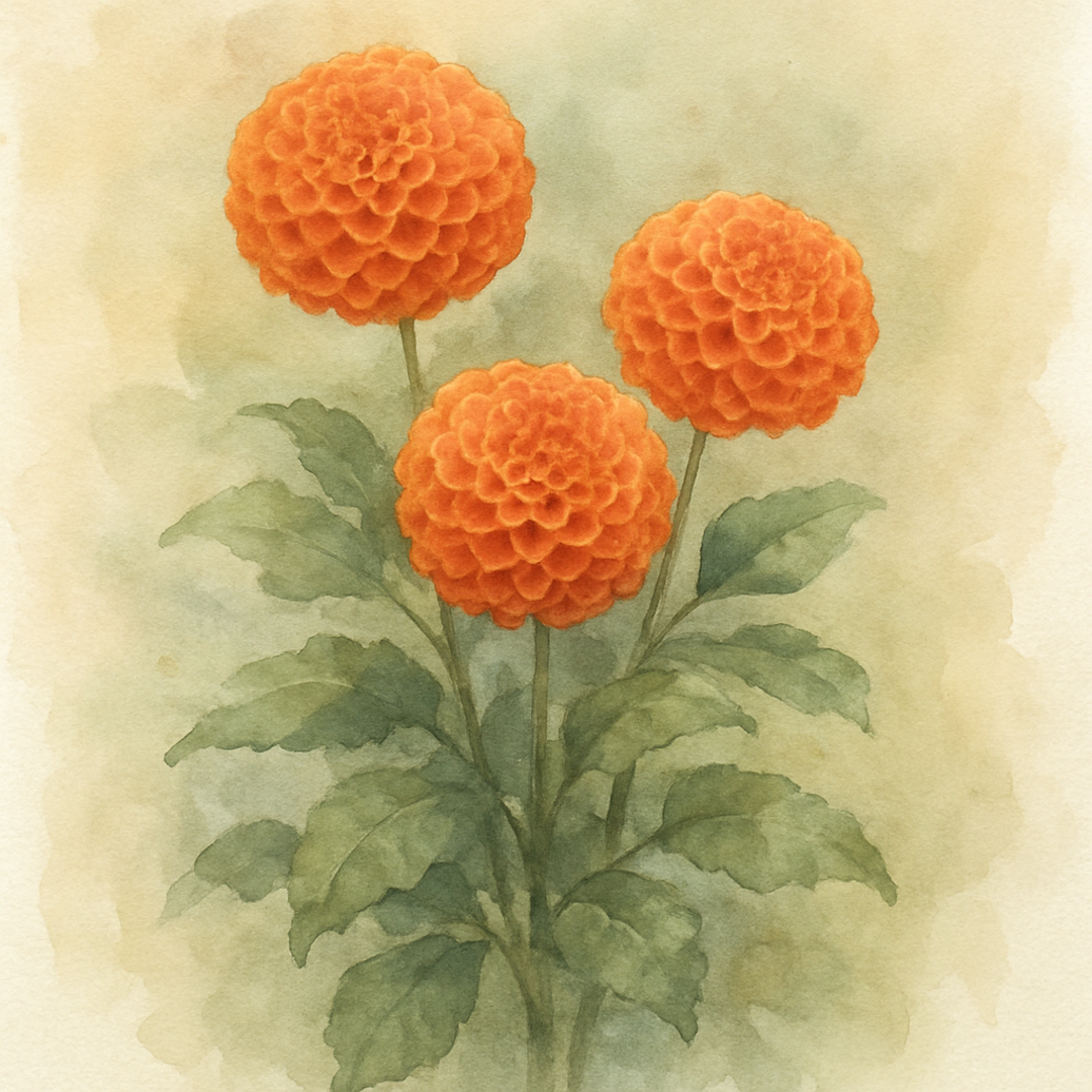 Dahlia Orange Nugget