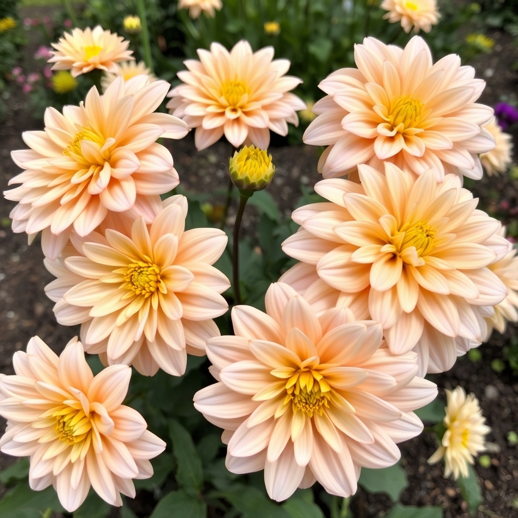 Dahlia Peaches and Cream Tubers