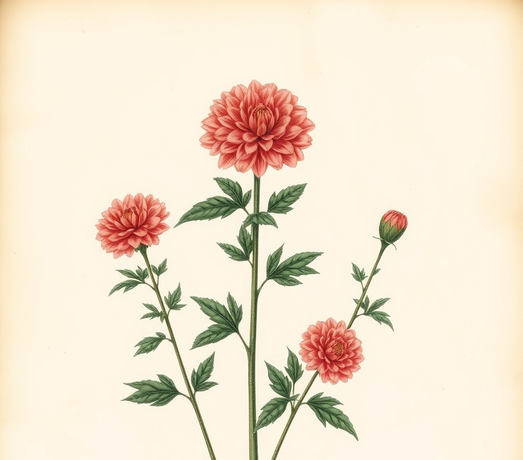 Dahlia Piccolo Coral Bedding Plants