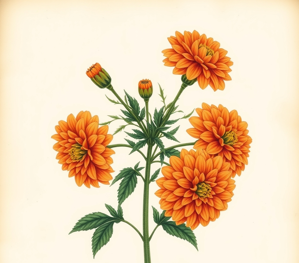 Dahlia Piccolo Orange Bedding Plants