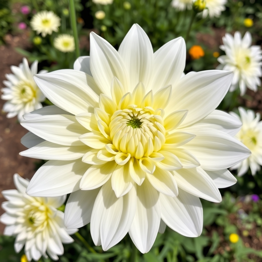 Dahlia 'Platinum Blonde'