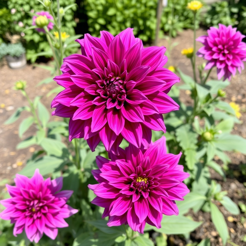 Dahlia Purple Puff Tubers