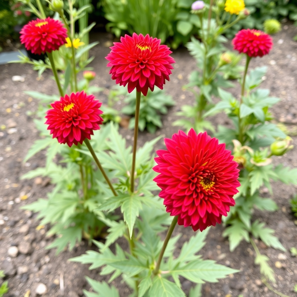 Red Cap Dahlia Tubers