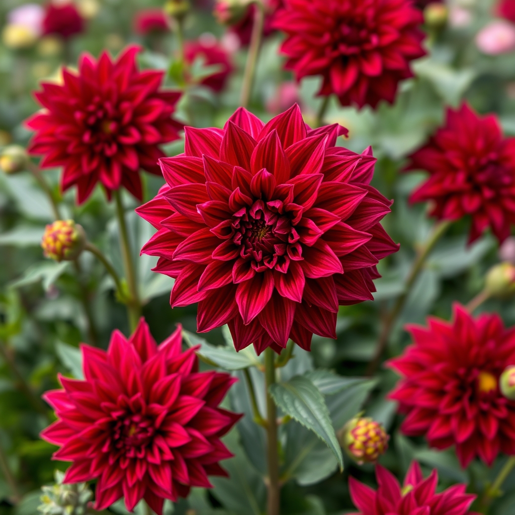 Dahlia Red Fubuki Tubers