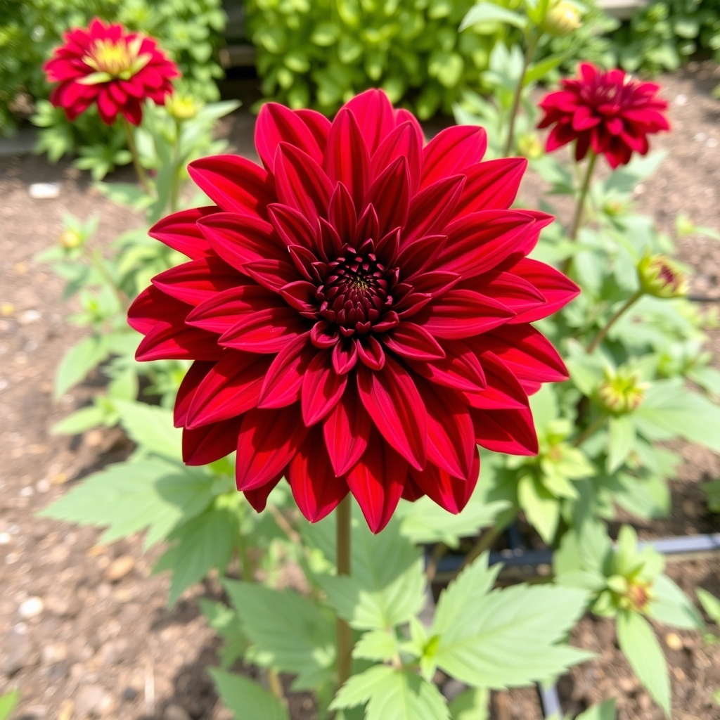 Dahlia Red Jill Tubers