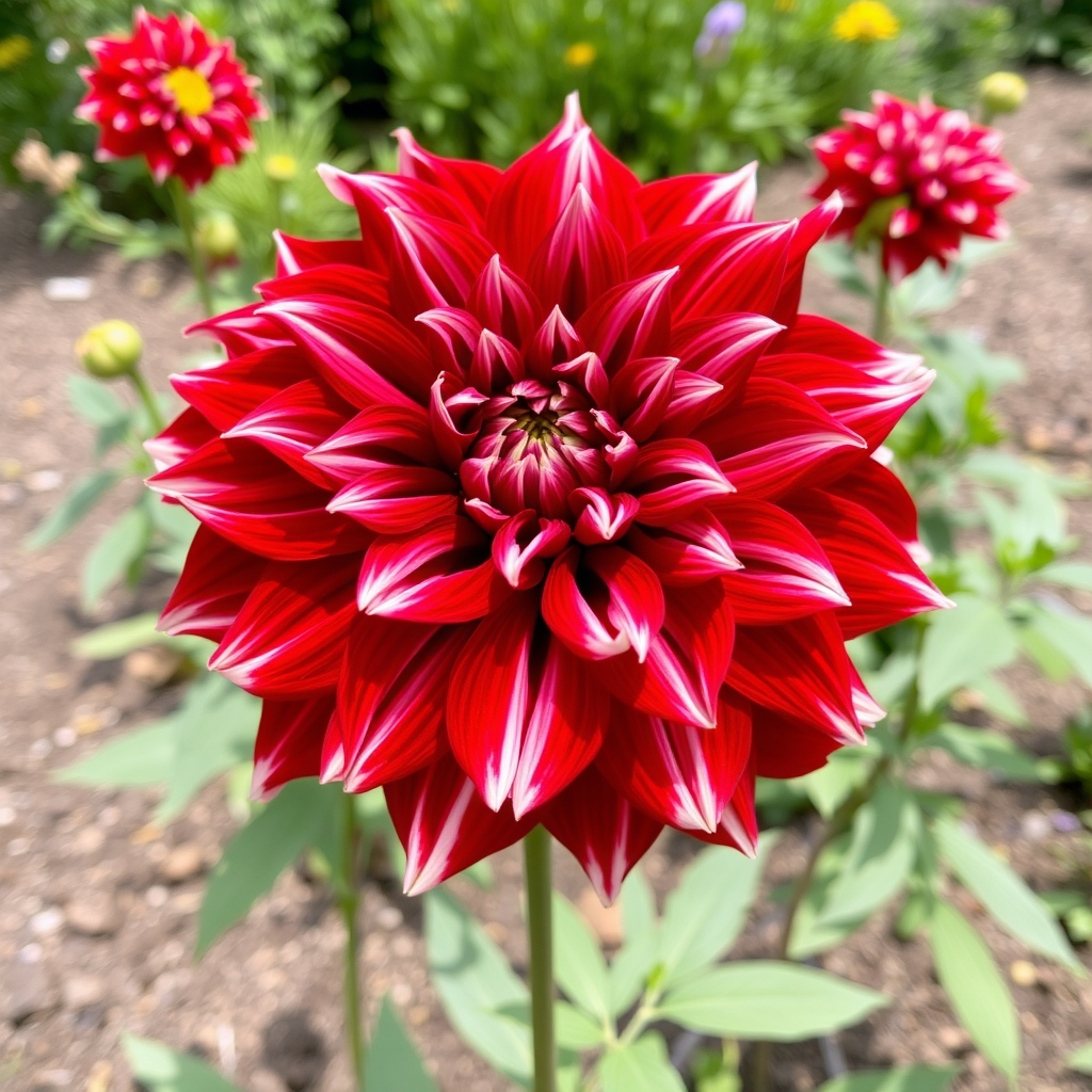 Red Labyrinth Dahlia Tubers