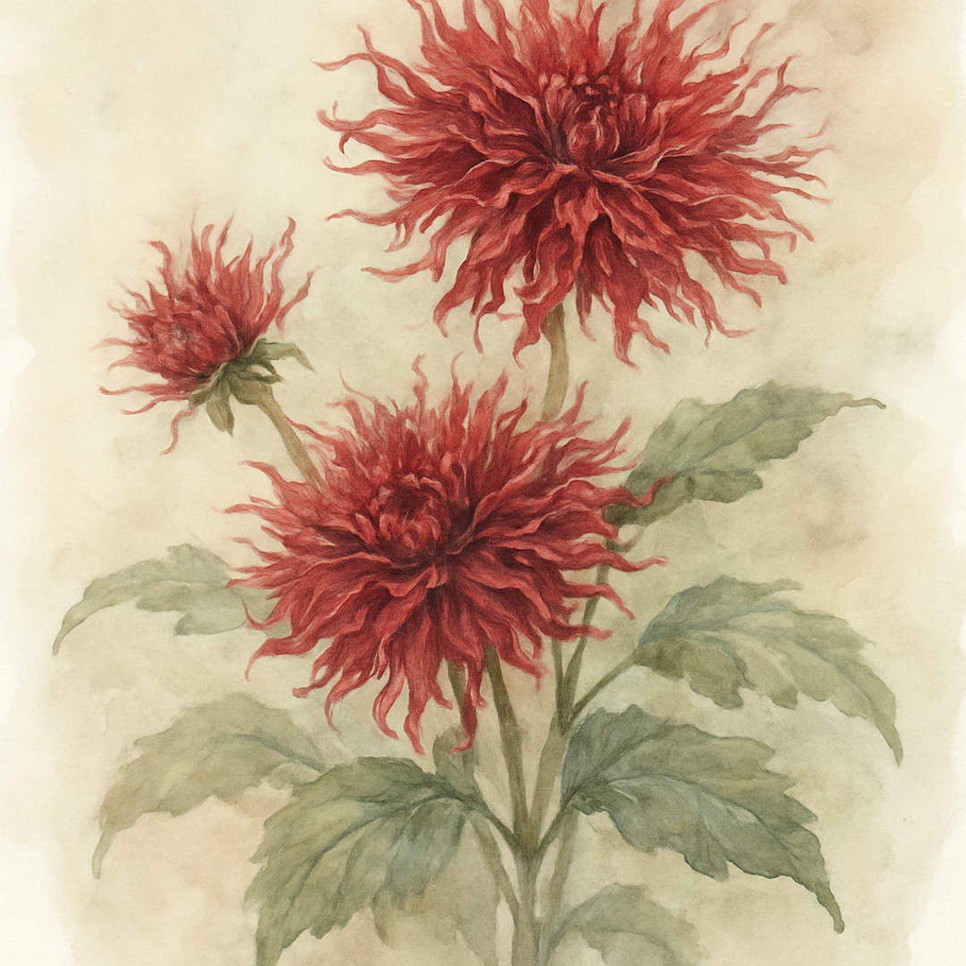 Red Labyrinth Dahlia Tubers
