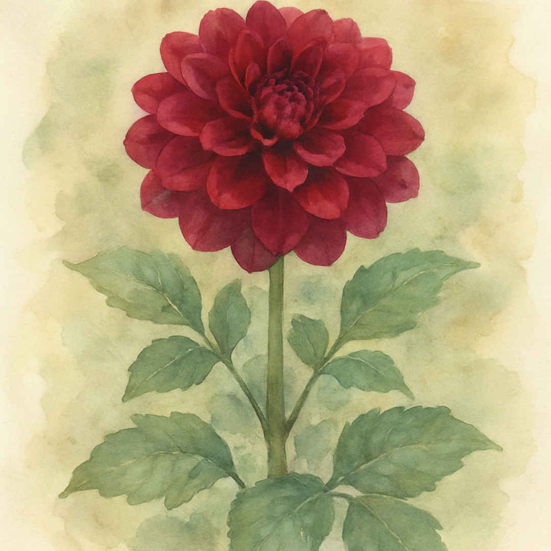 Dahlia Red Silence