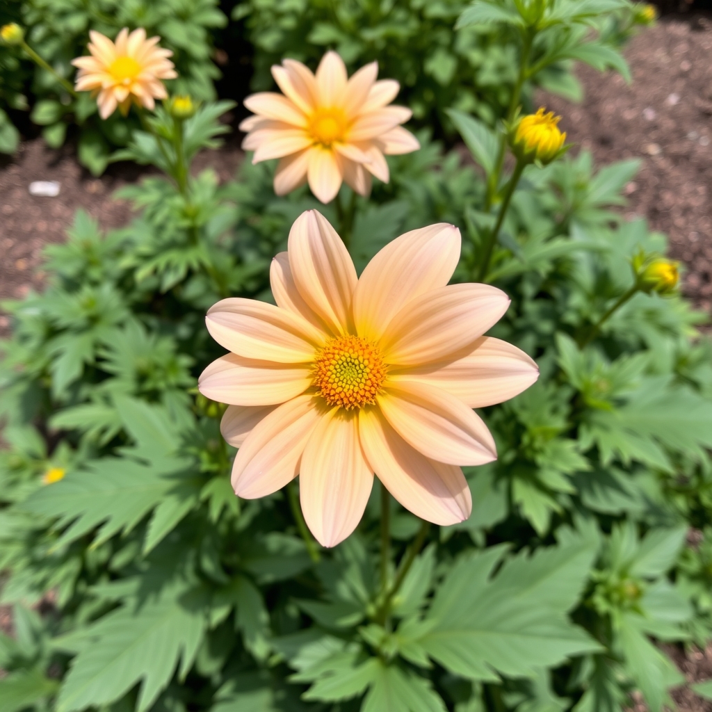 Dahlia 'Sincerity Peach'