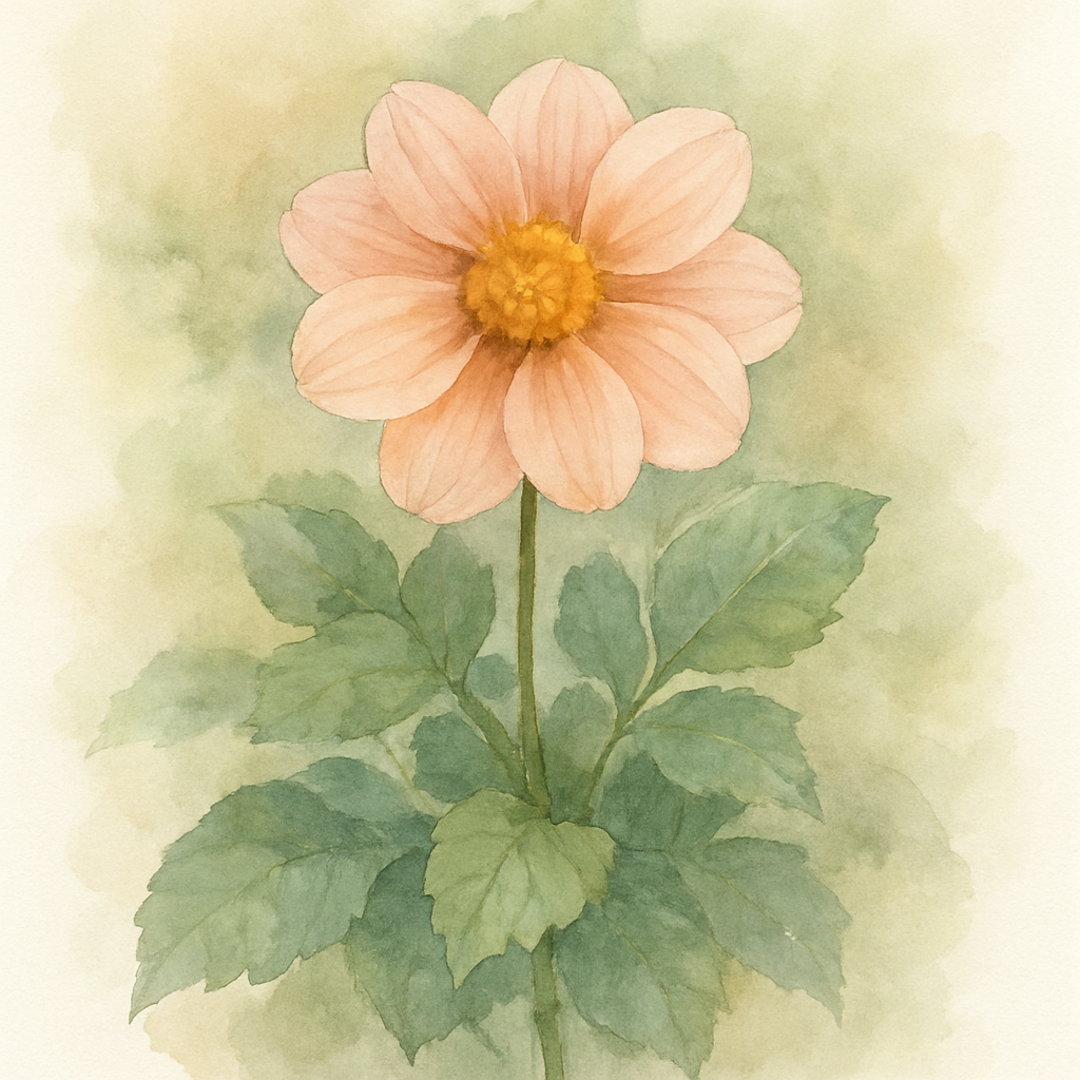 Dahlia 'Sincerity Peach'