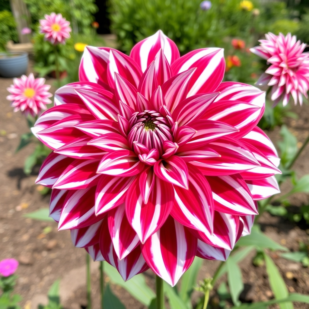 Dahlia Striped Emory Paul Tubers