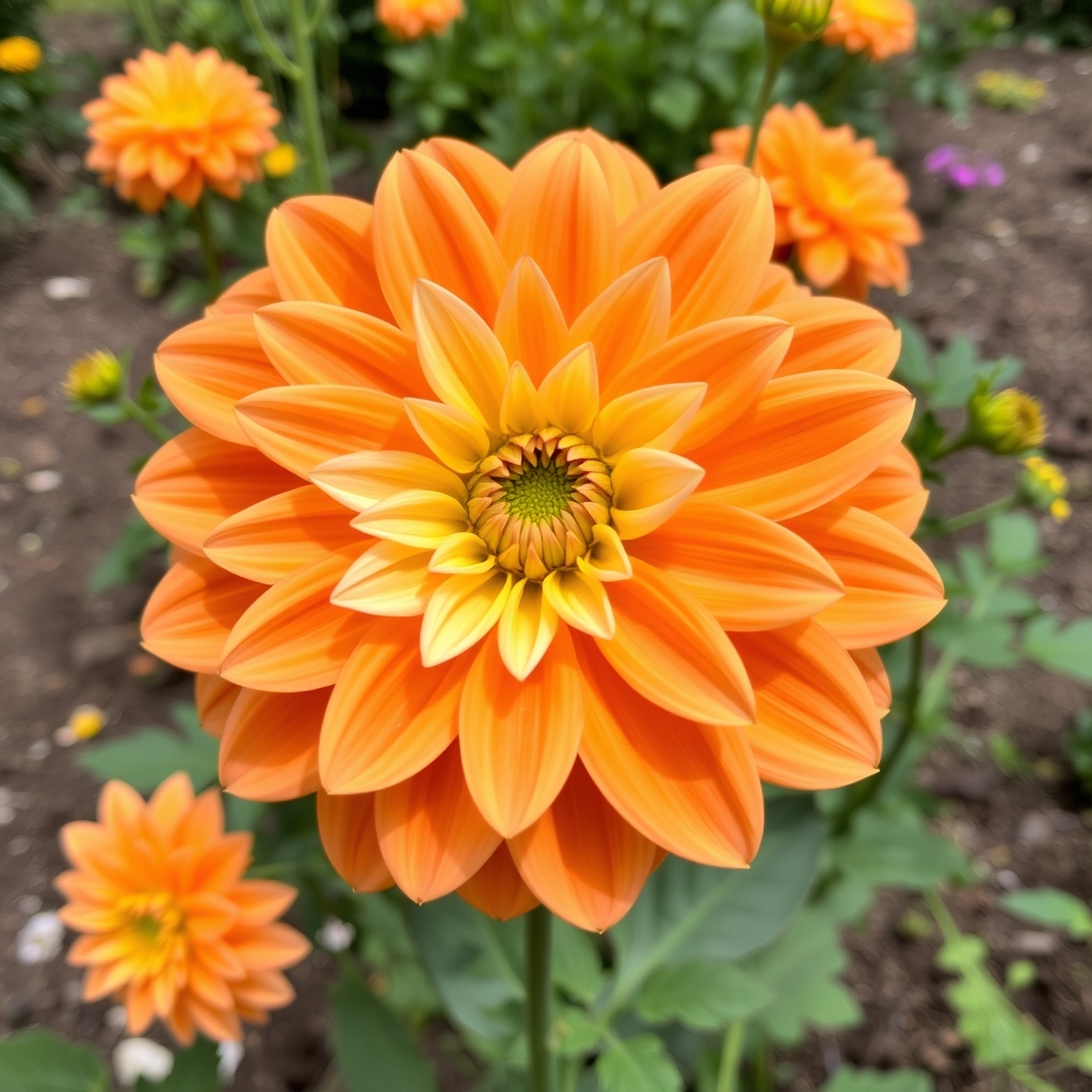 Dahlia 'Tangerine Sorbet'