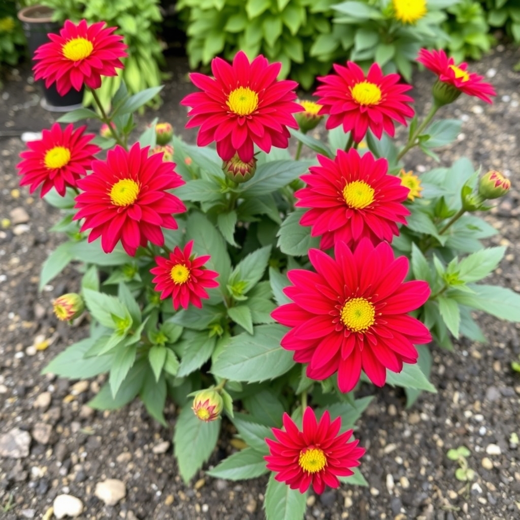 Dahlia Topmix ‘Red’