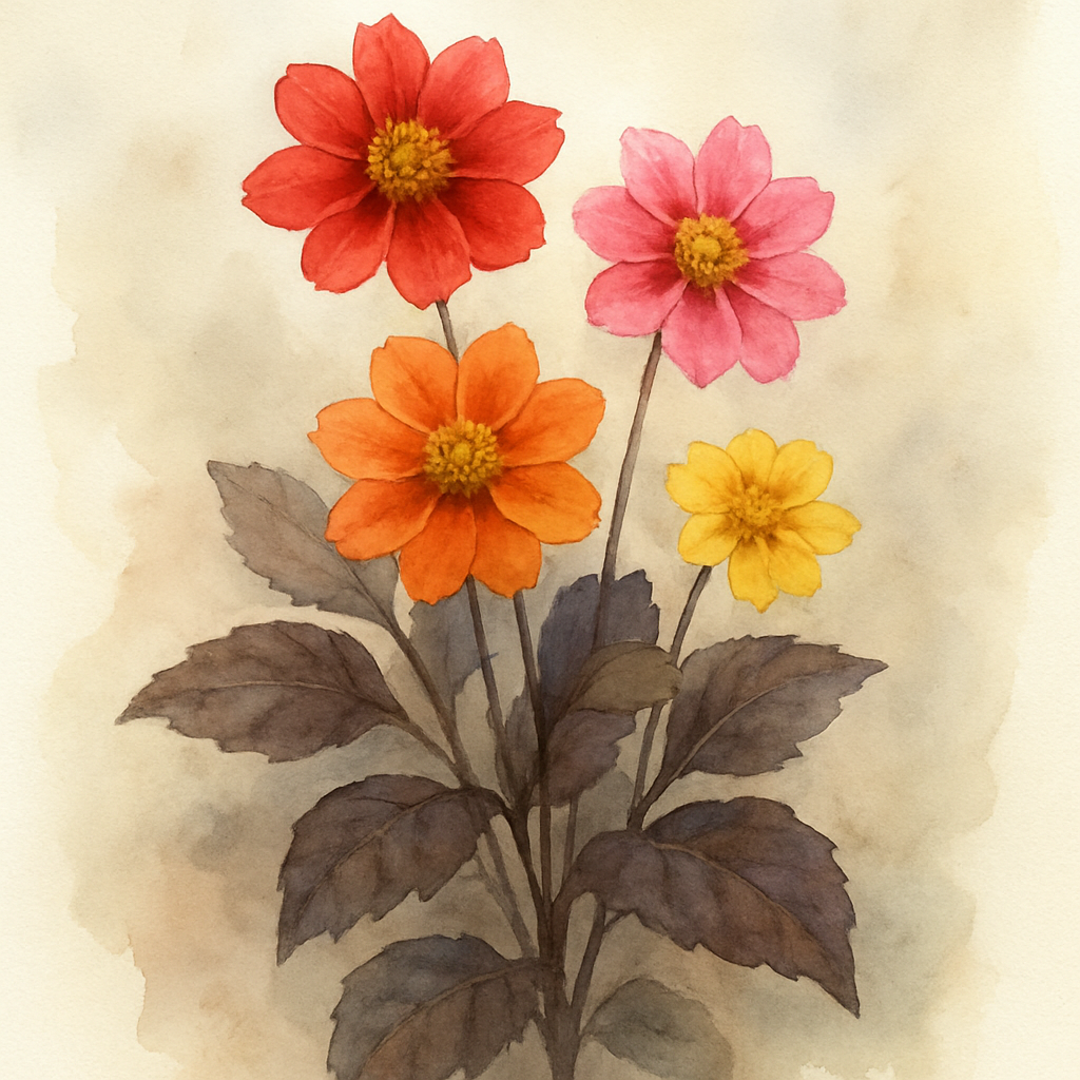 Dahlia Tubers 'Redskin Mix'