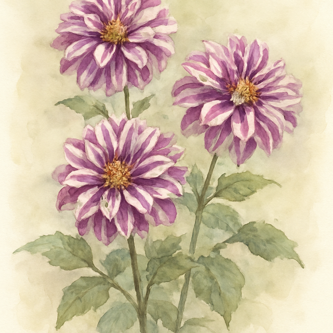 Urban Flowers – Dahlia ‘Bristol Stripe’