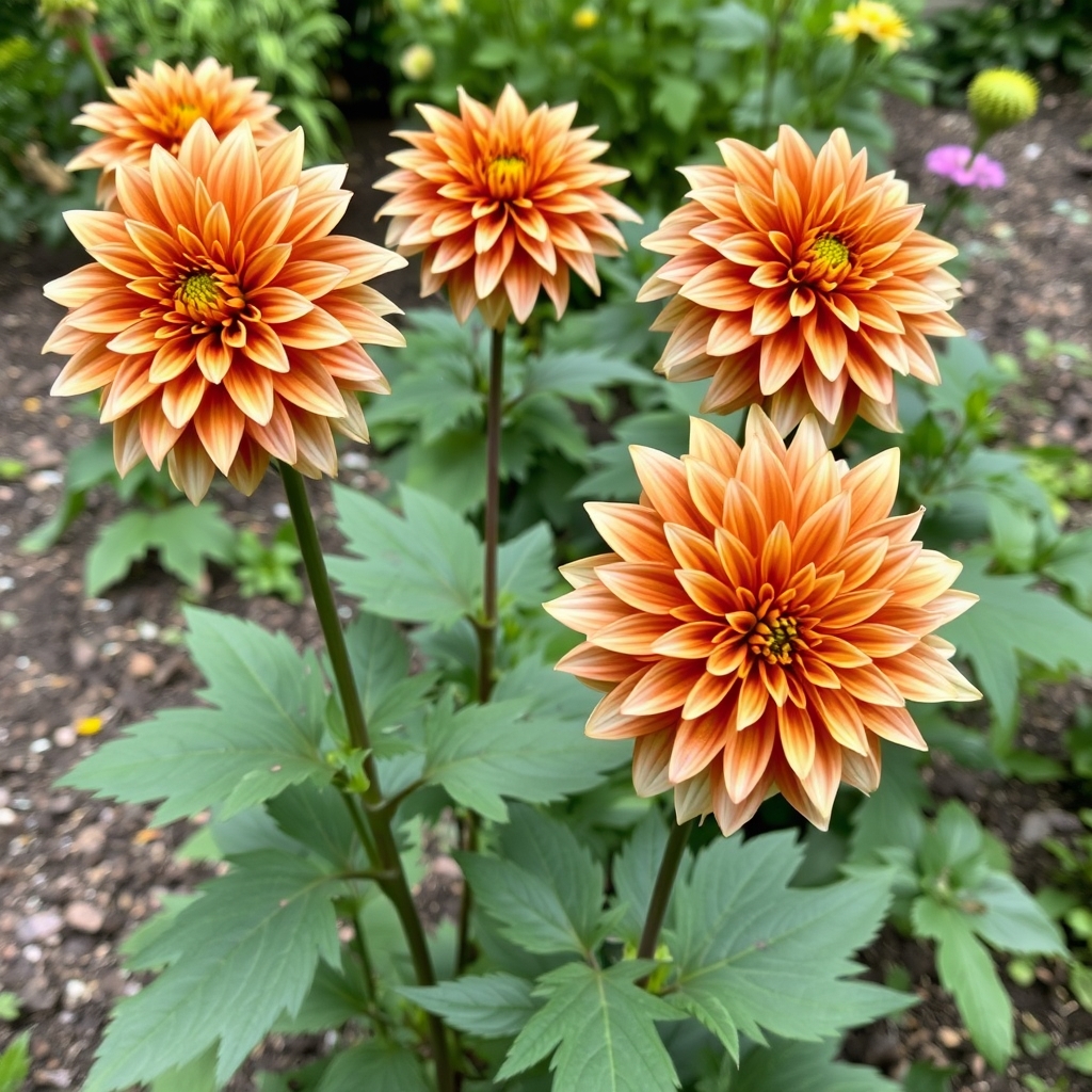 Urban Flowers – Dahlia ‘Creme de Cognac’